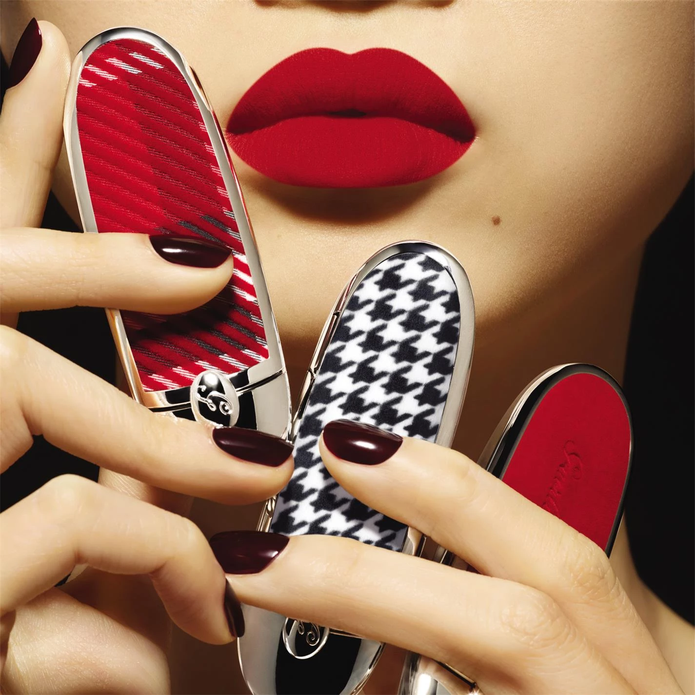 Cheapest โ๏ธ Guerlain Rouge G Lip Case Black Velvet ๐ - Image 5